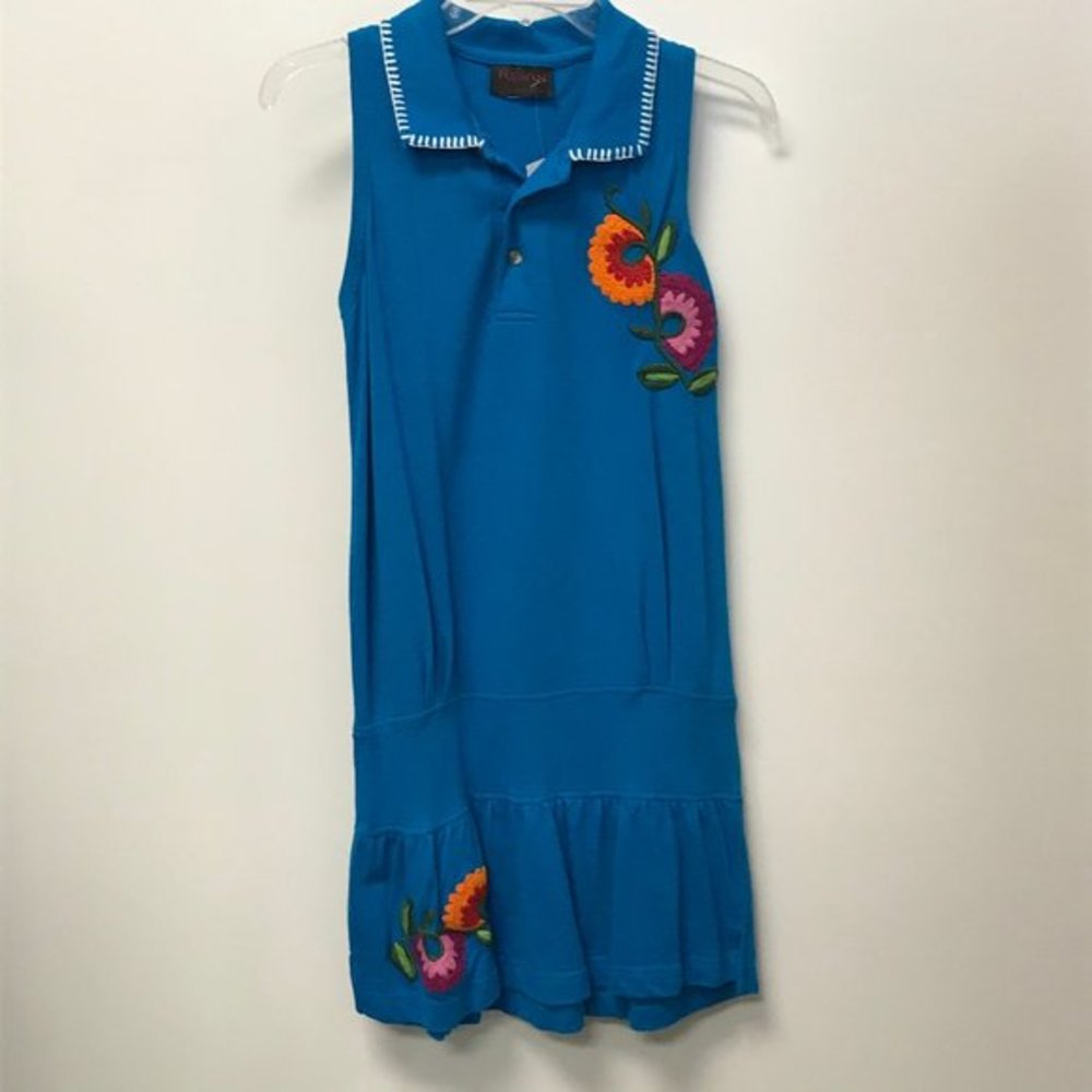 NWT Rojas LF Floral Embroidered Knee-Length Dress